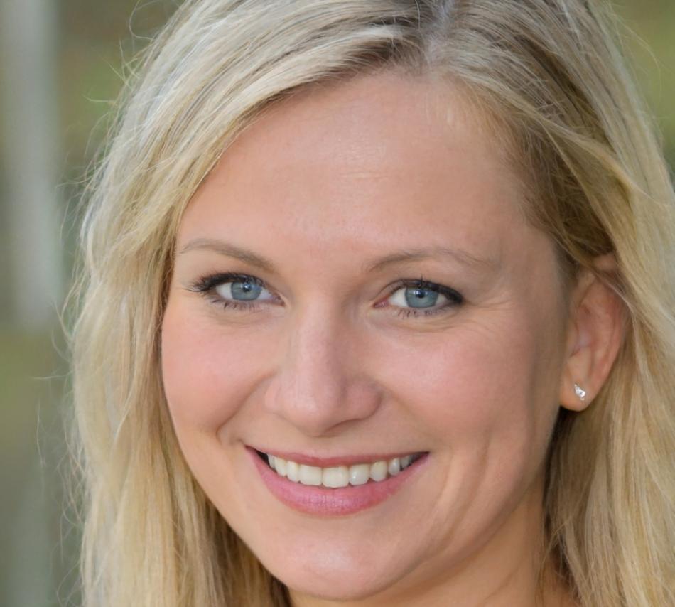 Porträt von Sandra Hoffmann, Finanzexpertin für Altersvorsorge